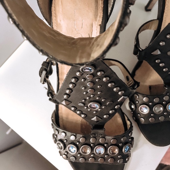 Aldo Black Studded Stilettos - Picture 3 of 6